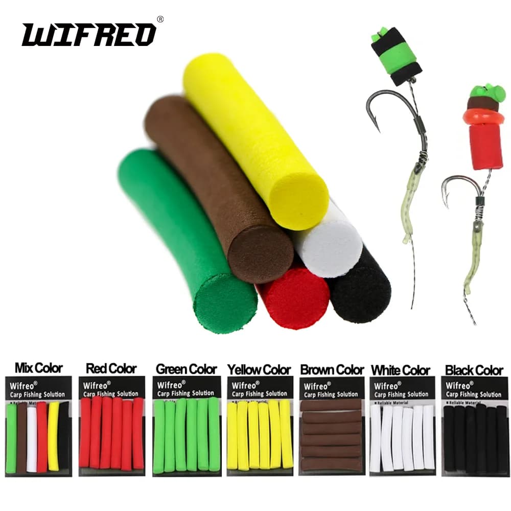 Mousse flottante zig rig 12 pièces 3-8mm pour pop up carpe montage hair rig pêche flottante
