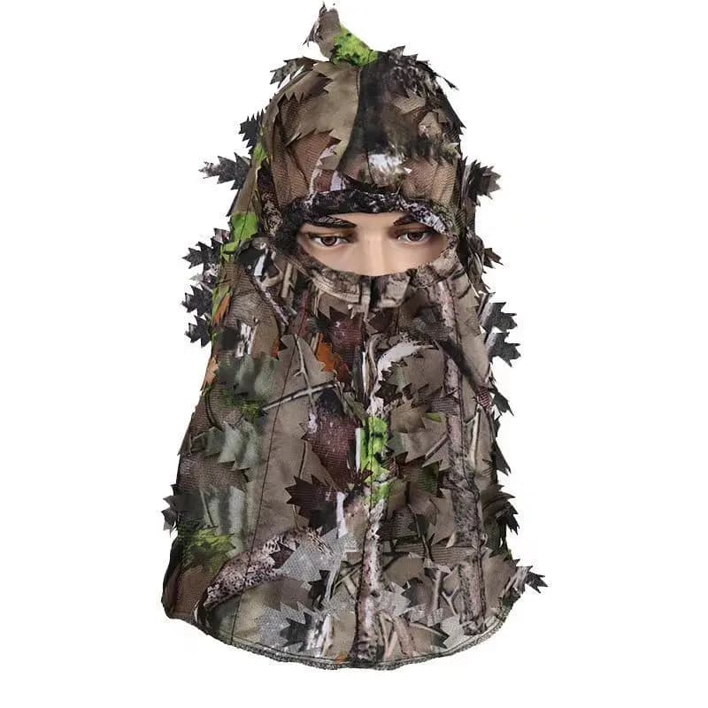Combinaison Ghillie chasse légère 3D feuilles - vêtements camouflage observation faune paintball pêche