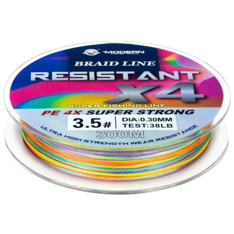 Ligne de pêche japonaise Zukibo 300m PE 4 brins multicolore 8-80lb, ultra-résistante pour la pêche de la carpe