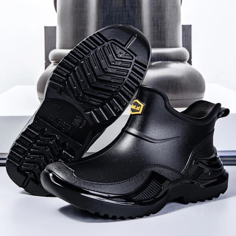 Bottes de pluie couple printemps nouvelles fonctionnelles confortables semelles épaisses outdoor fashion