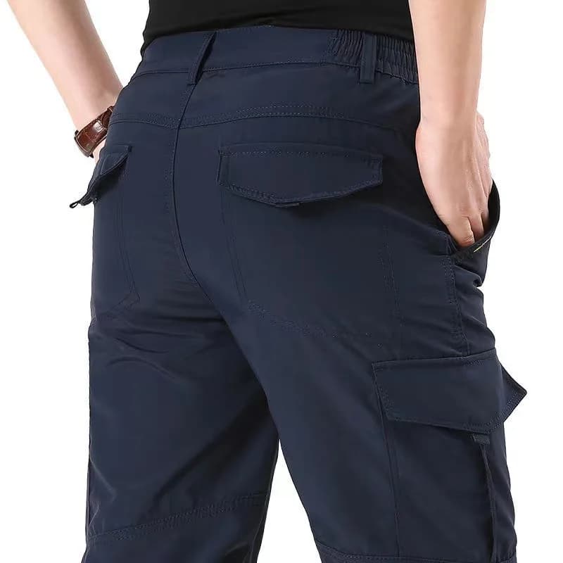 Pantalon cargo été léger respirant pêche camping imperméable hommes militaire tactique