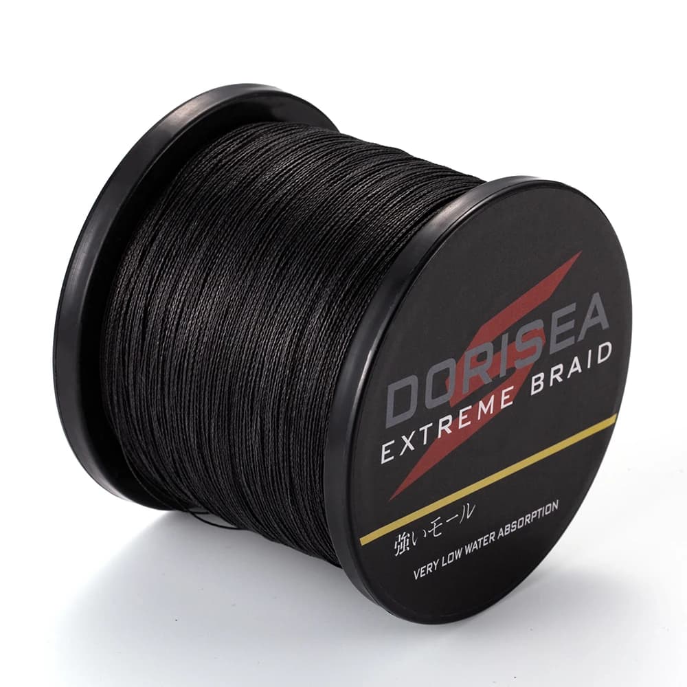 Ligne de pêche DORISEA X4 multifilament PE extrême 100m, résistance 6 à 100LB pour pêche sportive