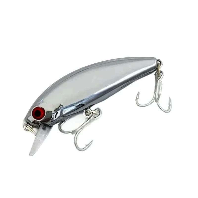 Leurre dur Mini Laser Minnow 5.5cm 6.5g, appât nageur sinking pour bar et carnassiers en eau