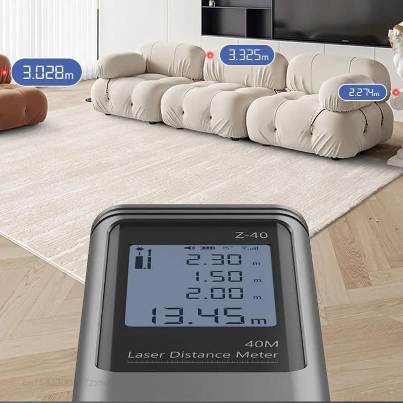 Télémètre laser 2 en 1 RONGUAN LR1 avec inclinomètre digital - Outil polyvalent pour pêcheurs