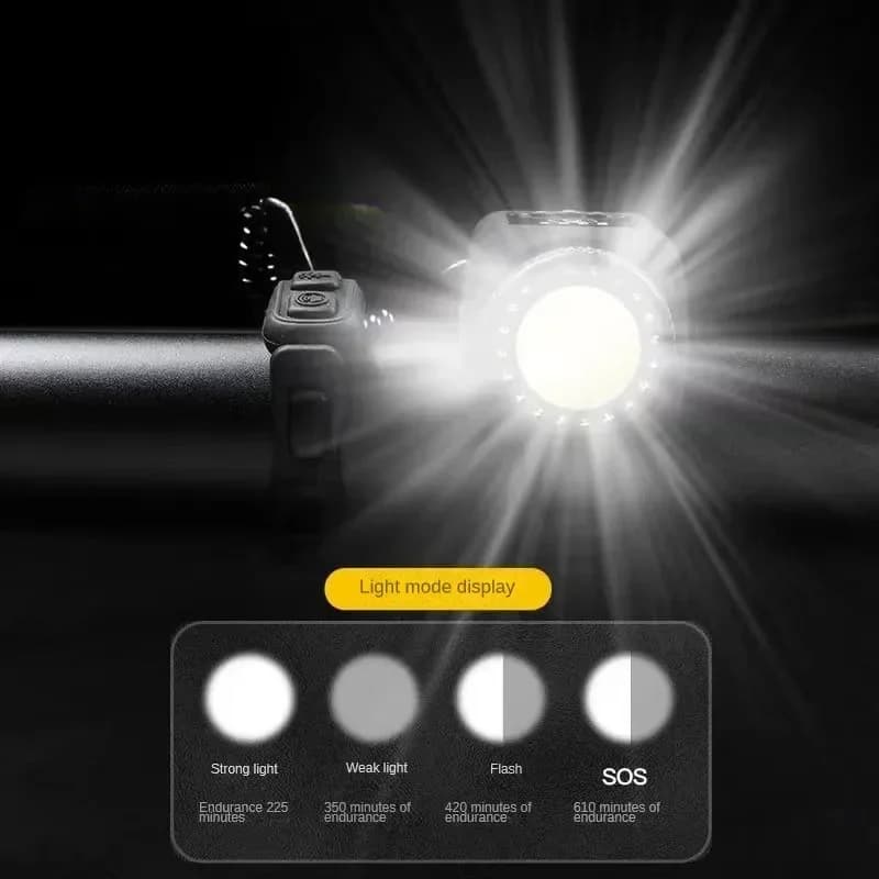 Klaxon vélo électrique rechargeable USB 120dB - Lampe MTB étanche IPX6 accessoire cyclisme