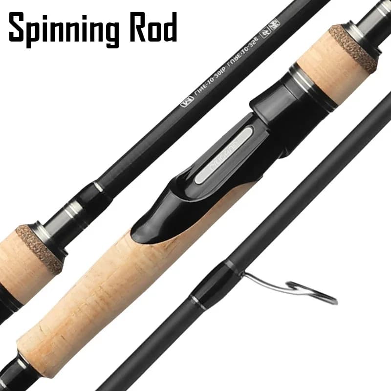 Canne à pêche carbone haute densité 3 brins action ultra rapide pour leurres et carpe puissance 25-30lb