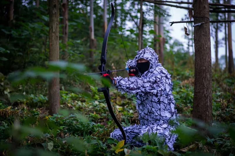 Combinaison neige feuille camouflage russe hiver ghille premium survie forêt arctique pêche glace