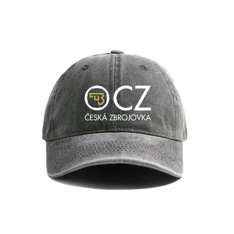 Casquette baseball Ceska Zbrojovka vintage - Chapeau pêche rétro ajustable été CZ firearms