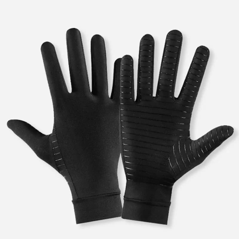 Gants compression cuivre arthrite pêche - Soutien poignet douleurs articulaires anti-dérapant unisexe