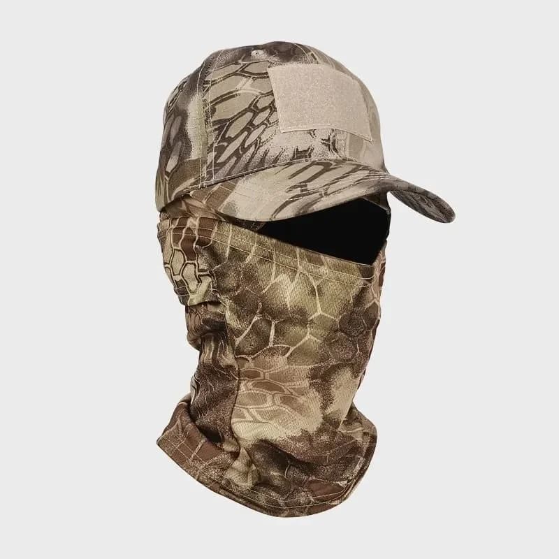 Casquette balaclava camouflage pêche - Protection solaire intégrale pêche randonnée chasse sport