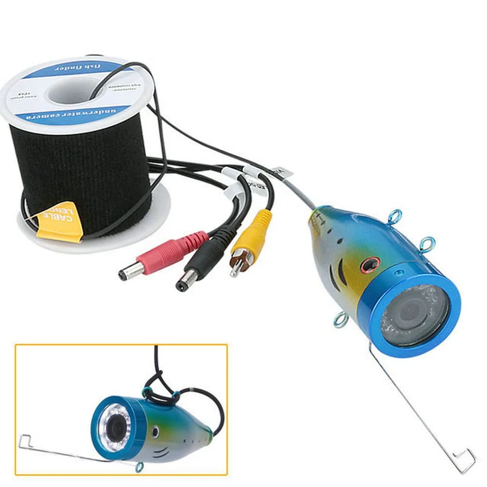 Caméra sous-marine MAOTEWANG 1000TVL pour détecteur de poissons avec câble 15m ou 30m - 30 pièces