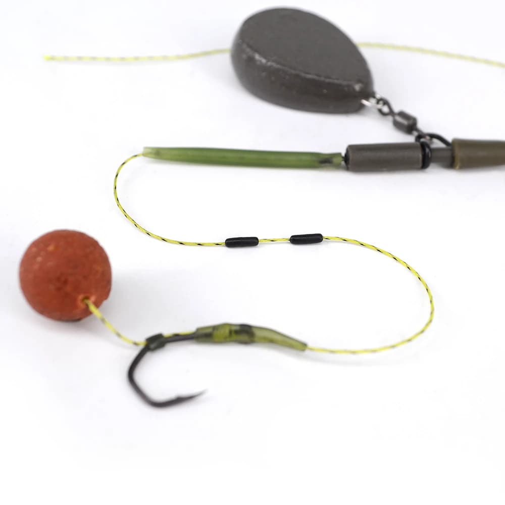 Ligne de pêche carpe 8 brins en leadcore souple pour hair rig, 20 mètres accessoires montage