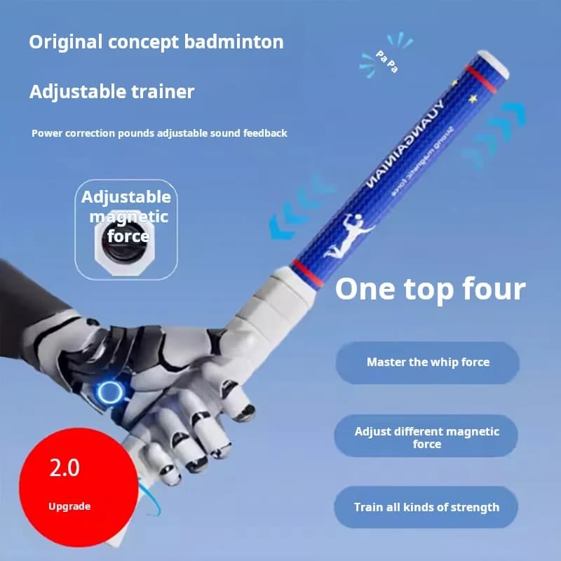2025 Nouvel entraîneur puissance badminton - Renforcez votre puissance et corrigez votre posture de swing