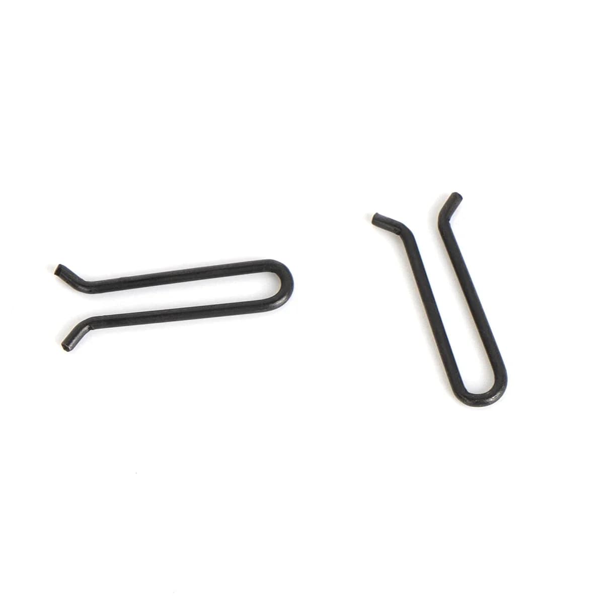 50 pièces plombs carpistes noir mat avec œillet en U - Accessoires de pêche clips de sécurité