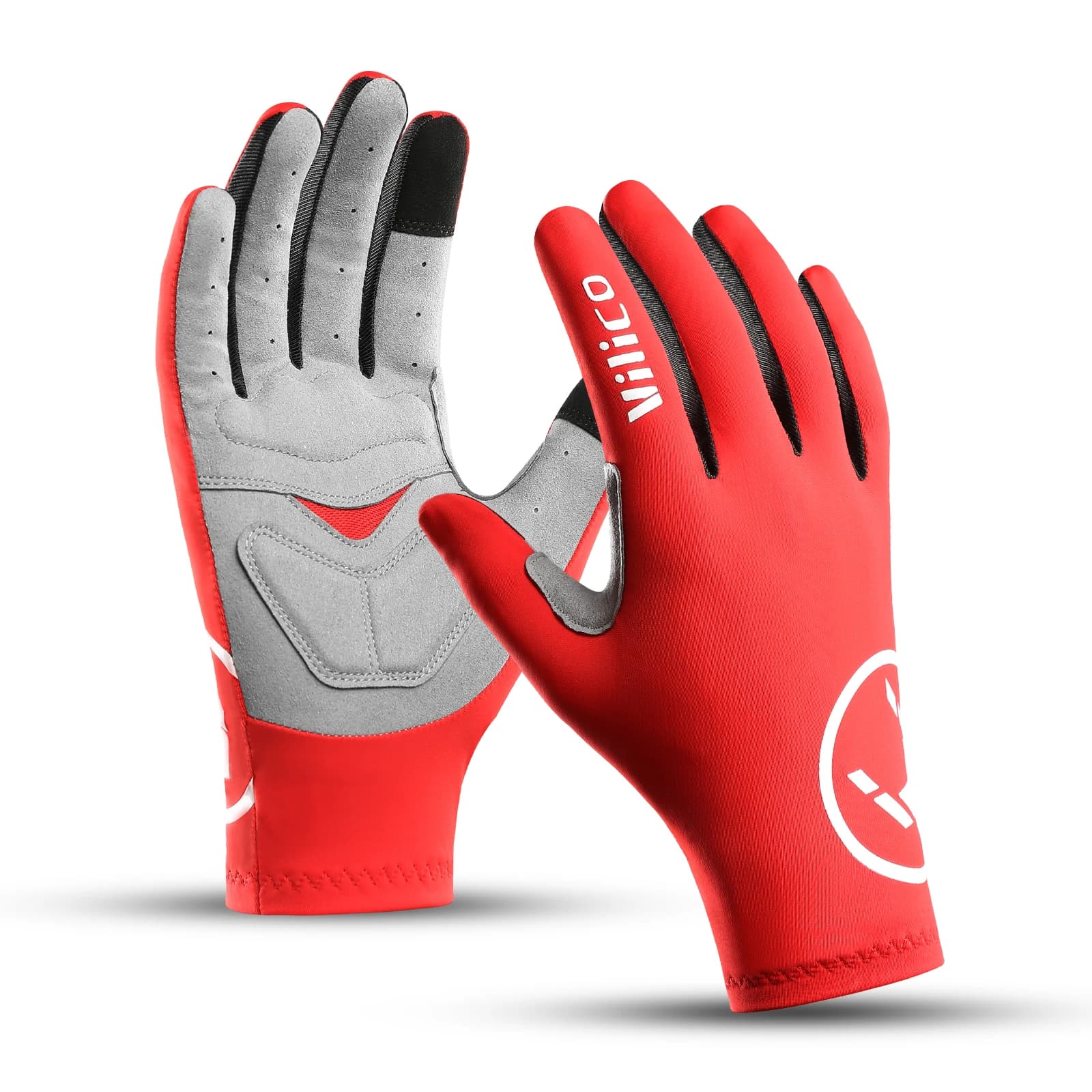 Gants hommes été soie glacée anti-dérapants - Gants pêche conduite vélo randonnée respirants doigts pleins