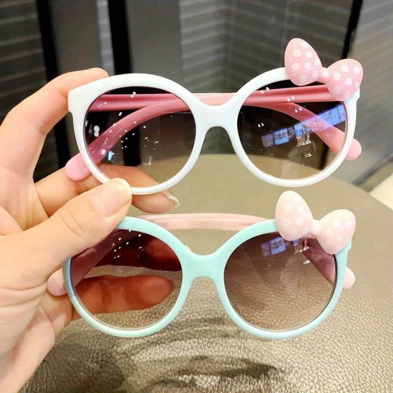 Lunettes de soleil nuit décor arc enfants 1-2PCS pour pêche familiale et vacances estivales