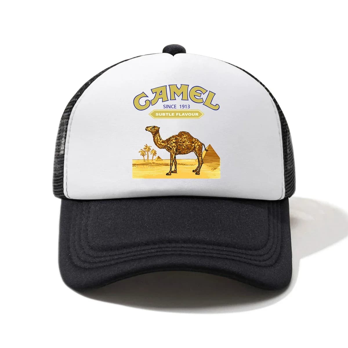 Casquette baseball pêche Camel Trophy imprimée pour activités outdoor et parties de pêche