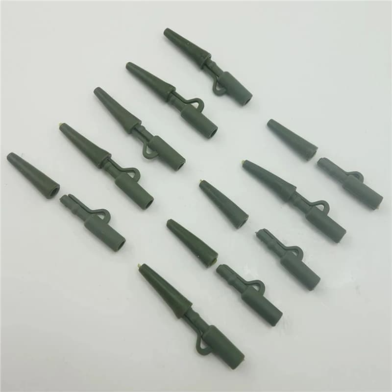 40 clips plombs anti-emmêlement pour pêche à la carpe - Accessoires montages rapides et pratiques