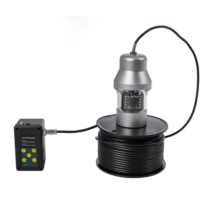 Système de pêche sous-marine F08S avec vue 360° claire et étanchéité profonde 1000TVL pour monitor de pêche sous-glace