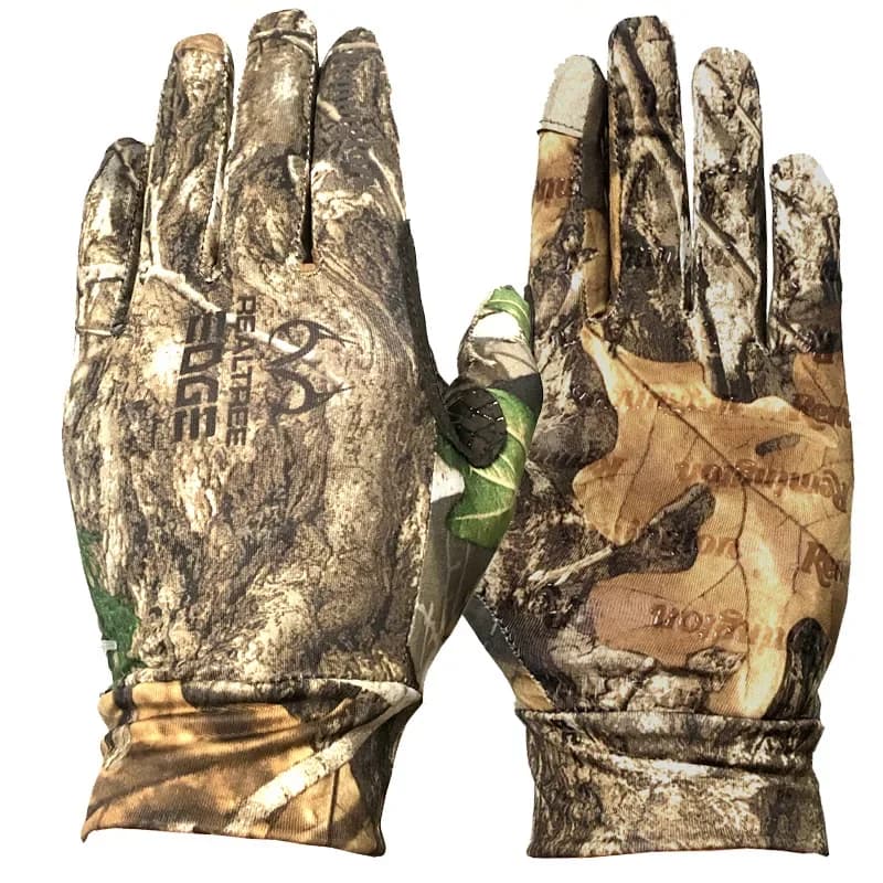 Gants camouflage bionique chasse pêche tir écran tactile pleine main anti-dérapage séchage rapide