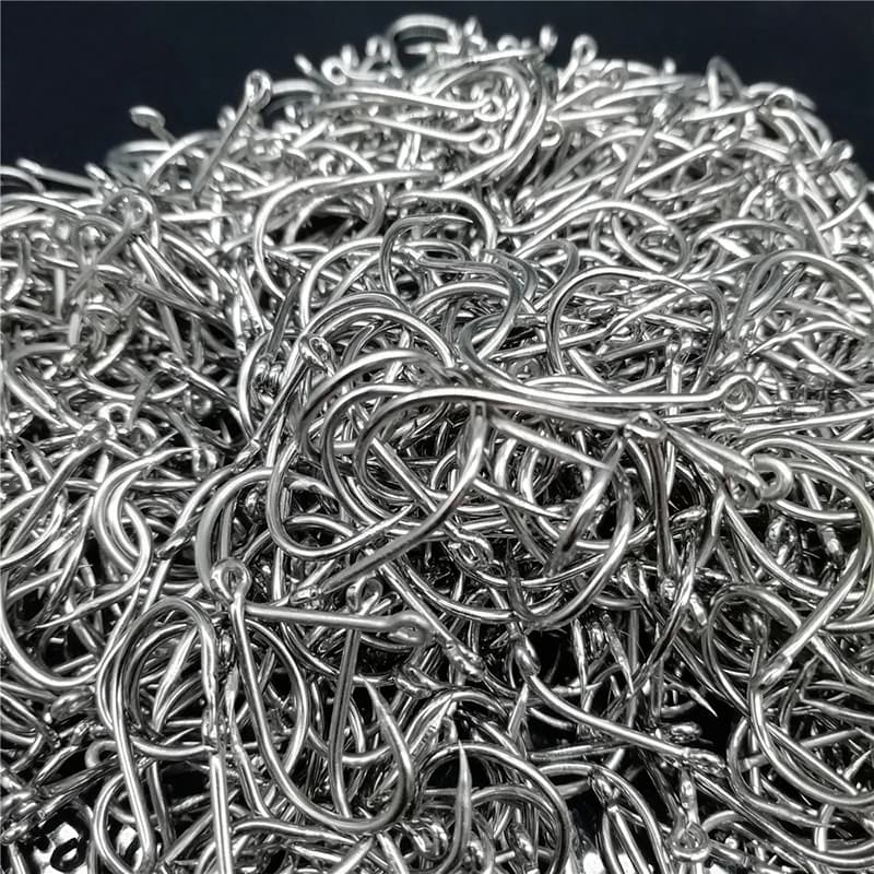 200 hameçons pêche circle jighead 3# à 12# barbelés pour carpe matériel accessoires pesca