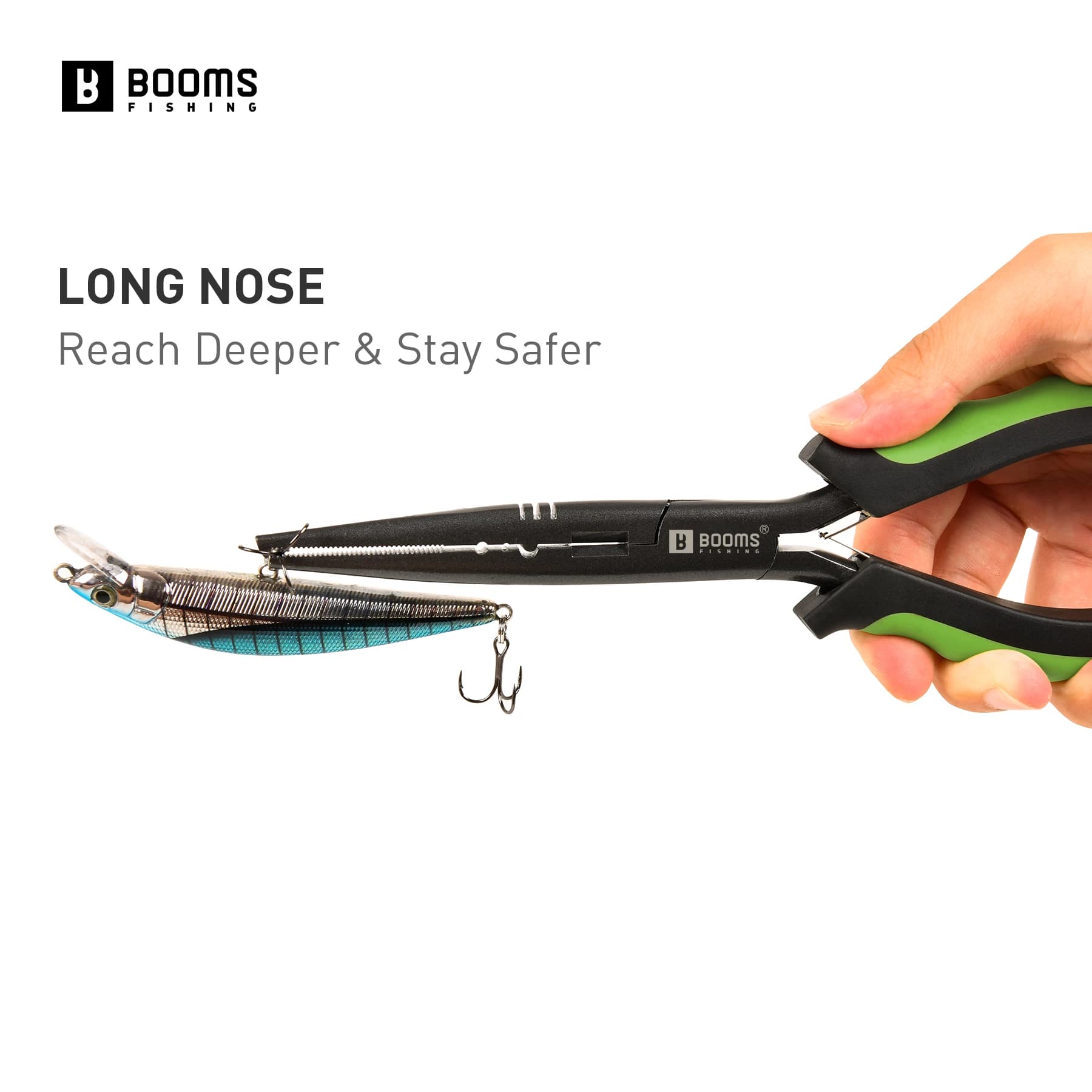 Pinces multifonctions Booms F03 pour pêche - coupe-fils acier inox 23.5cm ciseaux pince longue