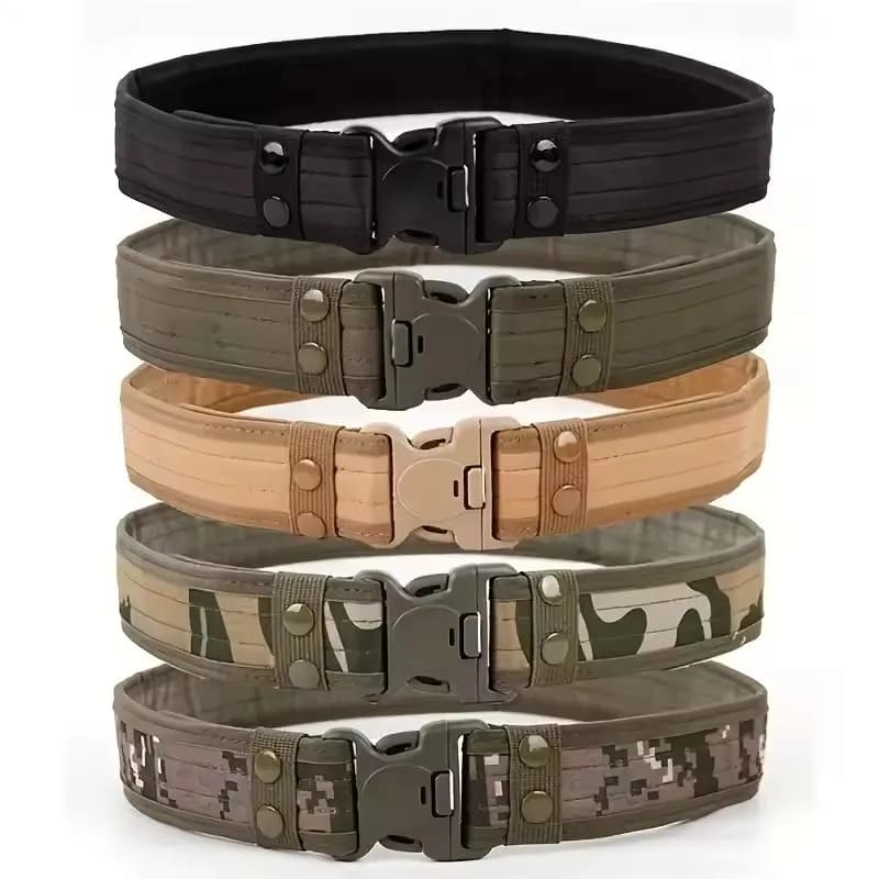 Ceinture tactique rapide camouflage nylon large pêche randonnée travail montagne homme nouveau style