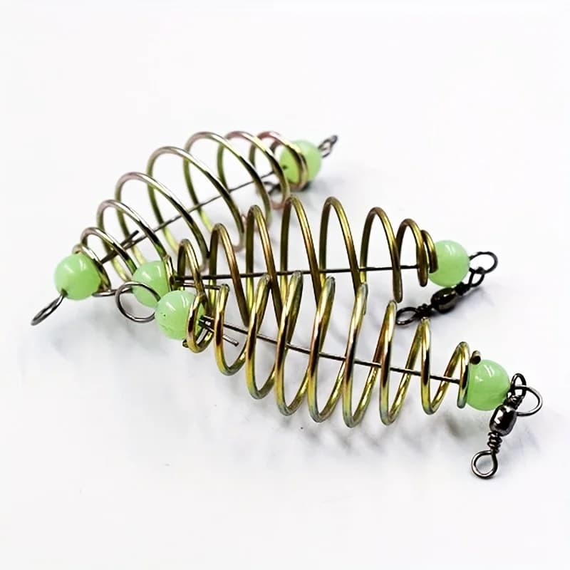 Panier amorçoir feeder 5 pièces pour la pêche à la carpe, cage appât facile à charger