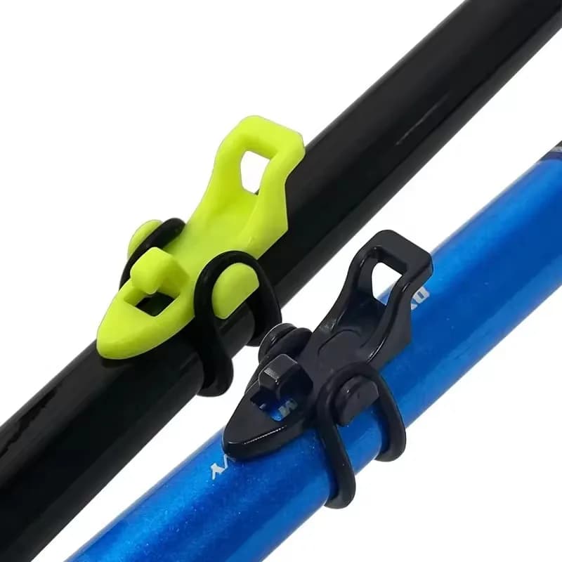 Porte-hameçons de pêche avec élastiques - Support pour leurres et appâts 3 tailles