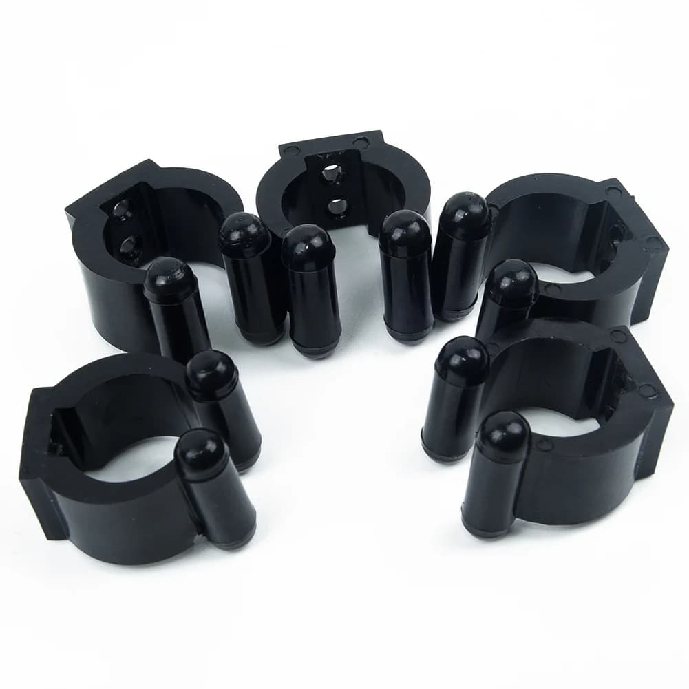 20 clips de rangement pour cannes à pêche - Solution portable d'organisation de matériel