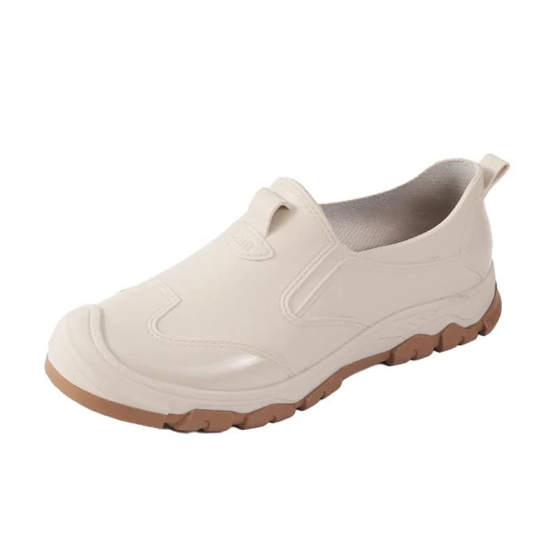 Bottes de pluie homme basse épaisses imperméables légères anti-dérapantes pour pêche lavage auto