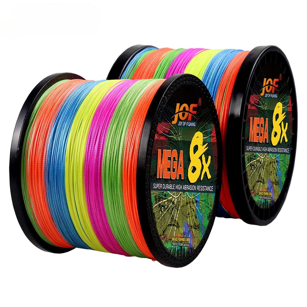 Ligne tressée JOF 8 brins 300m-500m multifilament PE pour bar et carpe 18LB-78LB accessoires pêche