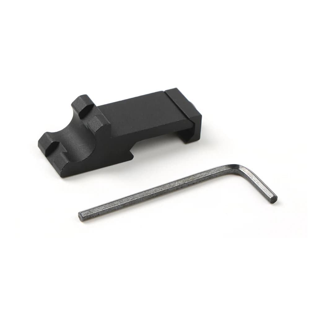 Adaptateur latéral 45 degrés rail Picatinny 20mm montage lampe laser lunette fusil chasse accessoire tactique