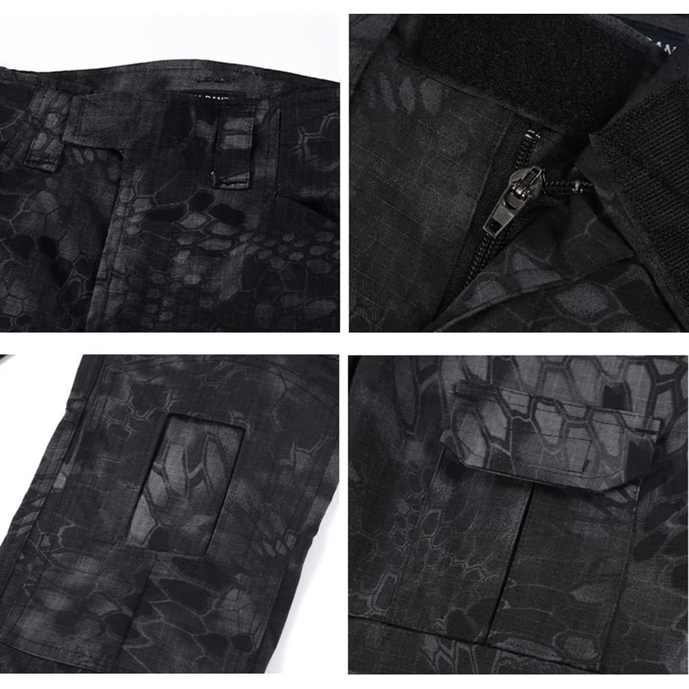 Pantalon de combat camouflage tactique homme - Pêche, trekking, chasse, tenue d'entraînement outdoor