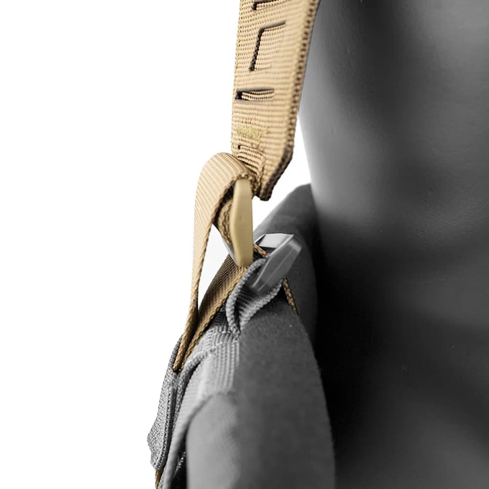 Bretelles de suspension tactiques Y avec sangle de taille pour pêche confortable et équilibrée