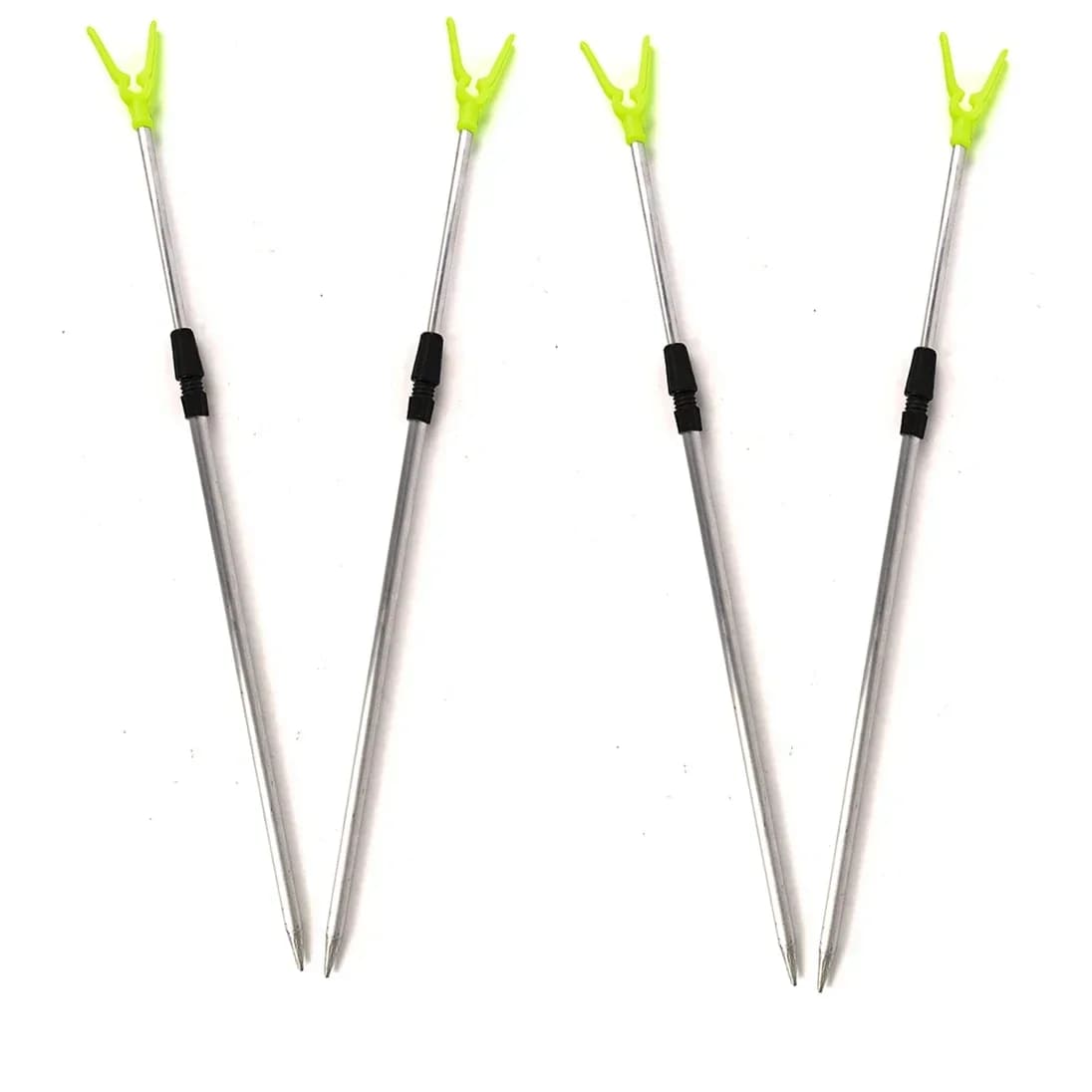 Lot de 4 supports de canne à pêche télescopiques ajustables légers et durables neufs
