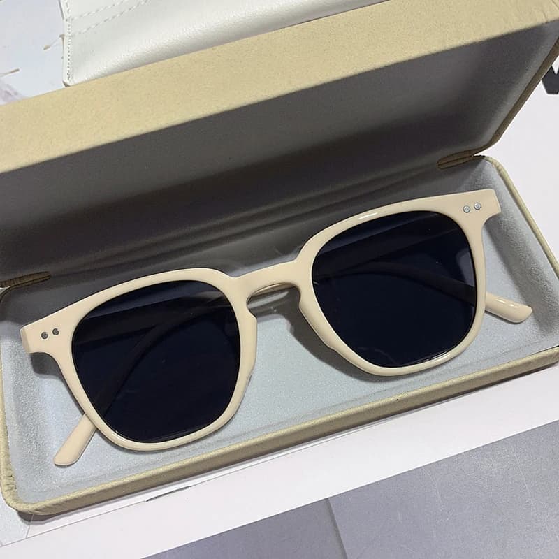 Lunettes de soleil vintage carrées luxe pour pêche - Hommes et femmes élégants