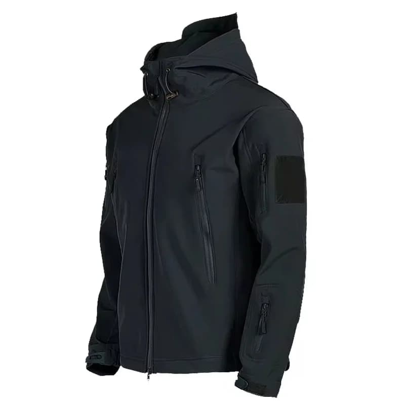 Veste militaire softshell peau de requin homme - Imperméable coupe-vent tactique pour pêche et combat