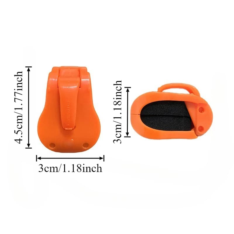 Support de canne à pêche 2 pièces avec couvercle protecteur et fixation rapide pour canne à appâts