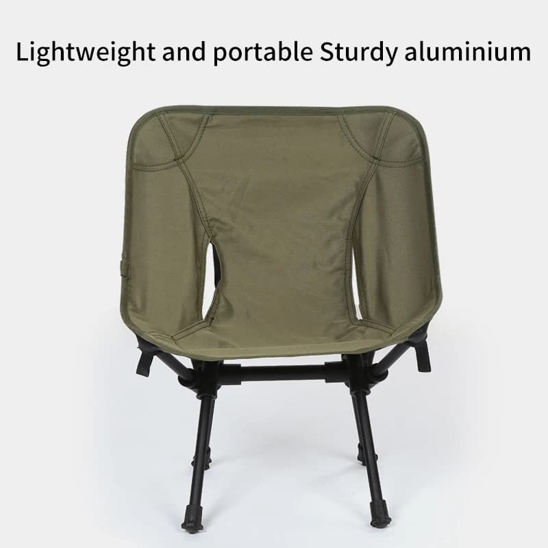Chaise pêche ultra-légère démontable - Siège pliant camping jardin plage avec rangement intégré