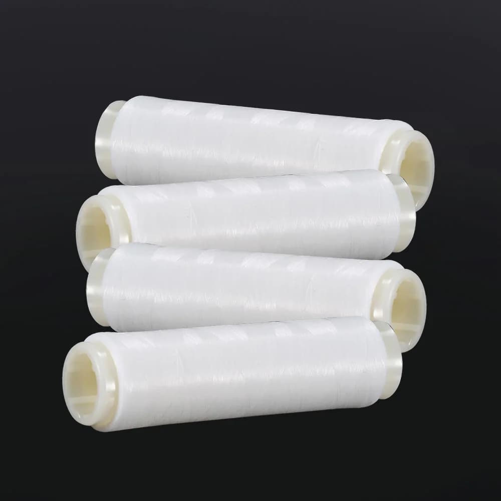 Pack 4 fils élastiques haute résistance 200m pour appâts pêche mer - Fils nylon sauvegarde appâts