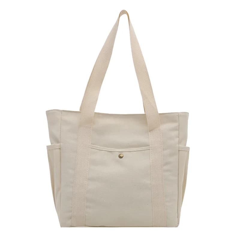 Sac tote canvas Homefish grand volume pour transport équipement pêche, études et shopping quotidien