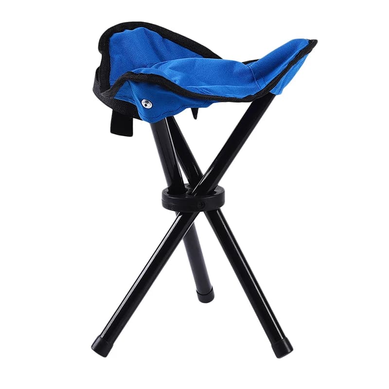 Tabouret 3 pieds pliant pêche camping portable léger activités extérieures pique-nique voyage