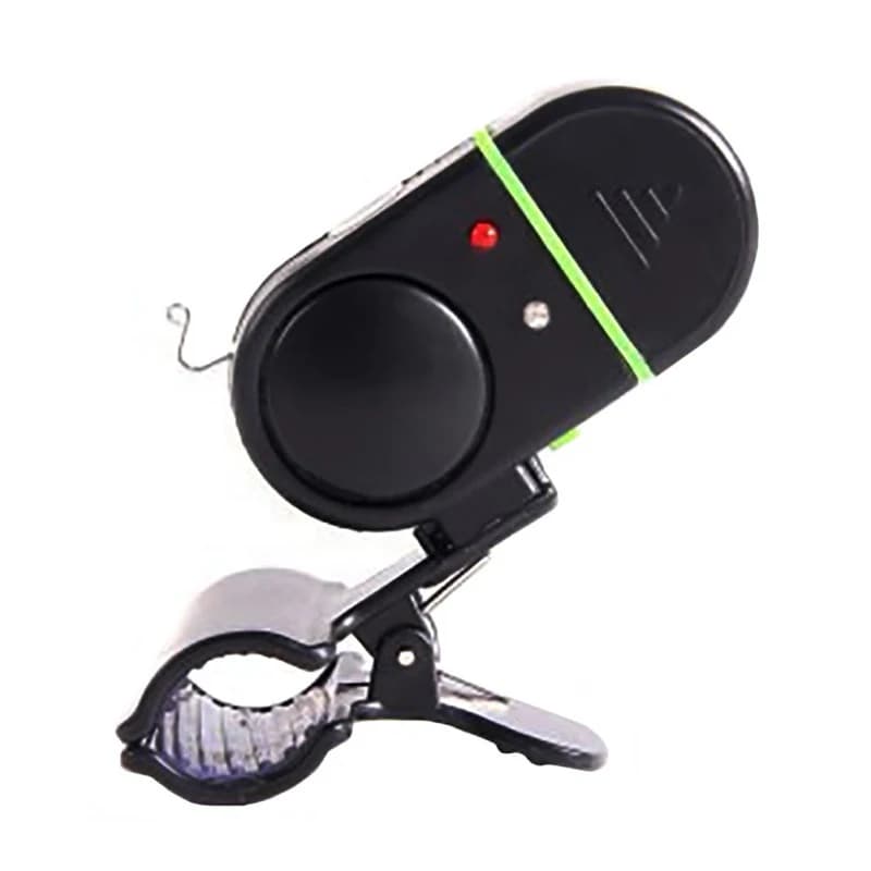 Alarme de touche pêche détecteur morsure poisson alerte sonore clochette LED indicateur clip canne à pêche buzzer