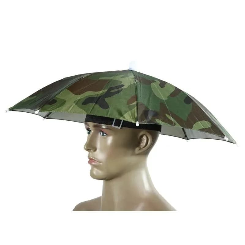 Chapeau parapluie pliable pour pêche randonnée plage camping protection tête mains libre