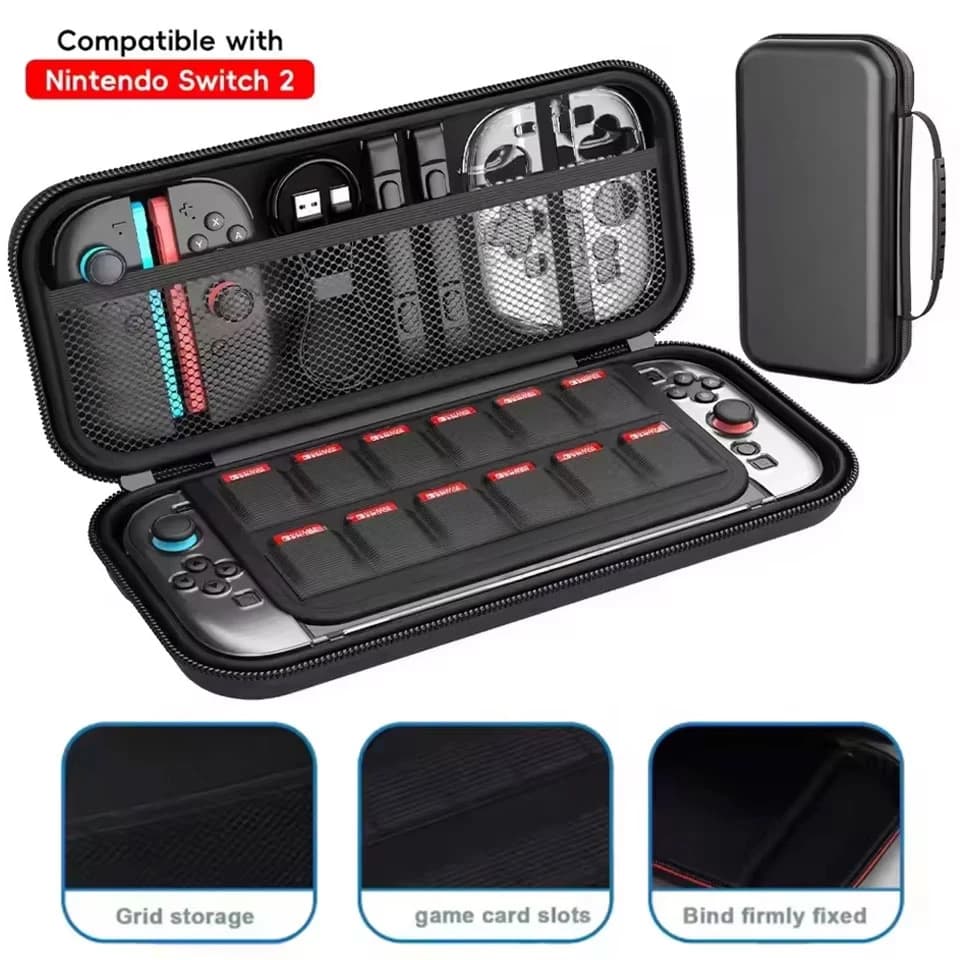 Étui de voyage EVA rigide étanche pour Nintendo Switch 2 - Coque de protection et rangement
