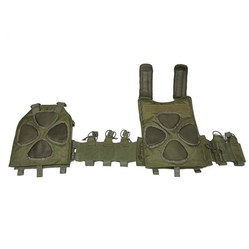 Gilet d'entraînement outdoor multifonction MOLLE - Veste étanche résistante pour pêche et randonnée