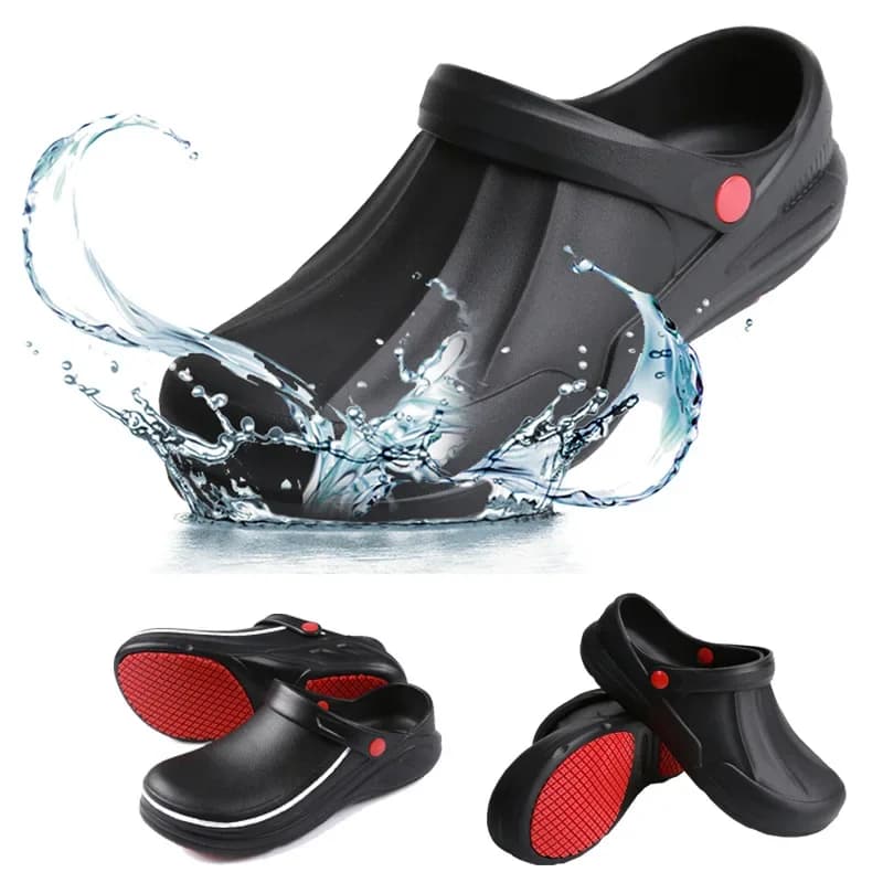 Chaussures travail homme cuisine hôtel antidérapantes étanches bottes pluie 2026 unisexe professionnelles