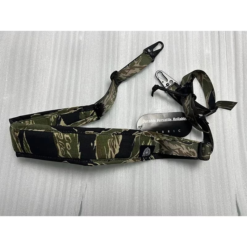 Bretelle camouflage réglable pour fusil de pêche - Sangle 2 points modulaire chasse pêche combat