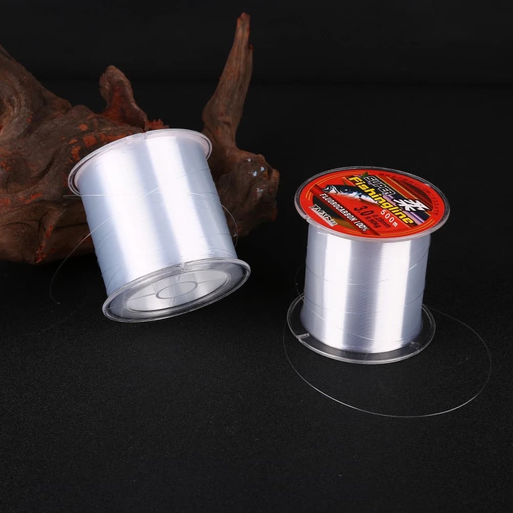 Ligne de pêche nylon super résistante 200m 300m 500m multifilament sans fluorocarbone pour tous poissons